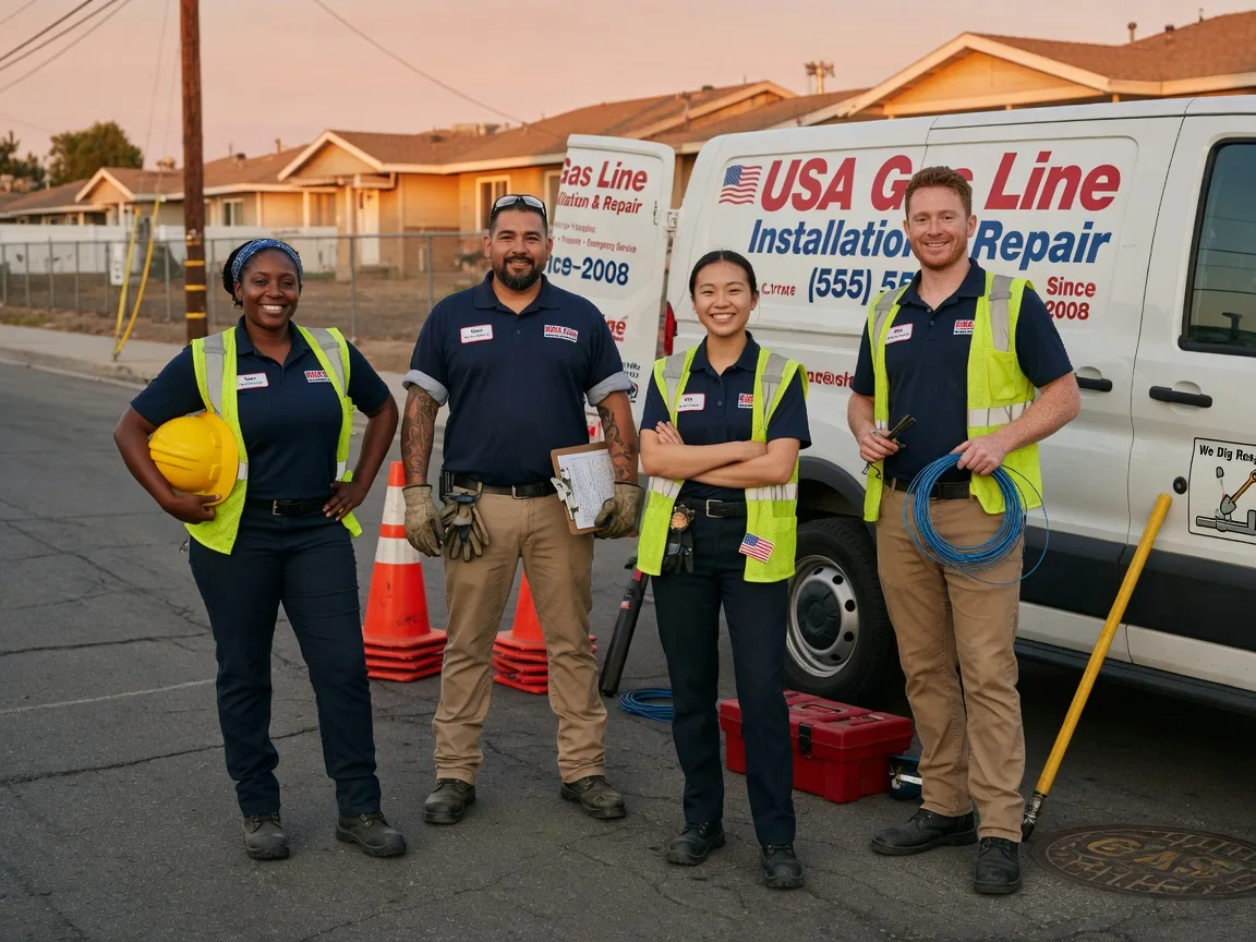 Gas Line Installation company in Vergas, MN